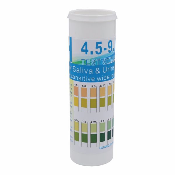 PH Testi Asidik Alkalin Testi için Evrensel pH şeritleri turnus kağıdı pH 4.5-9.0, 0-14, 1-14 tam ölçüm aralığı% 10 indirim