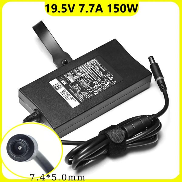 Adattatore 150W Alimentatore 19,5V 7,7a 7,4*Adattatore per laptop da 5,0 mm per Dell Alienware M11x M14X M15X E5510 E6420 ADP150DB NONBOOK CARGER AC