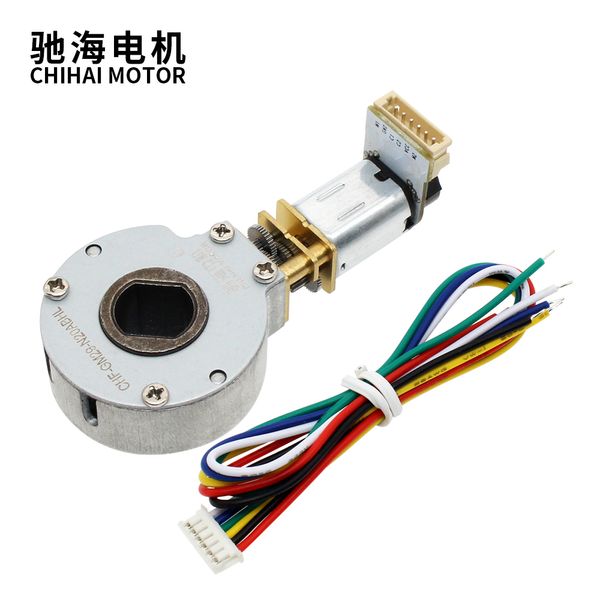 CHIHAI MOTOR CHF-GM29-N20V ABHL 29 мм DC 3V 6V 12V Mini Mini DC Вторичная переменная скоростная двигатель с энкодером