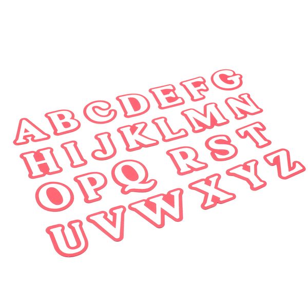Kscraft grande alfabeto e número Shaker Metal Cutting Dies estênceis para recortes de recortes de diy