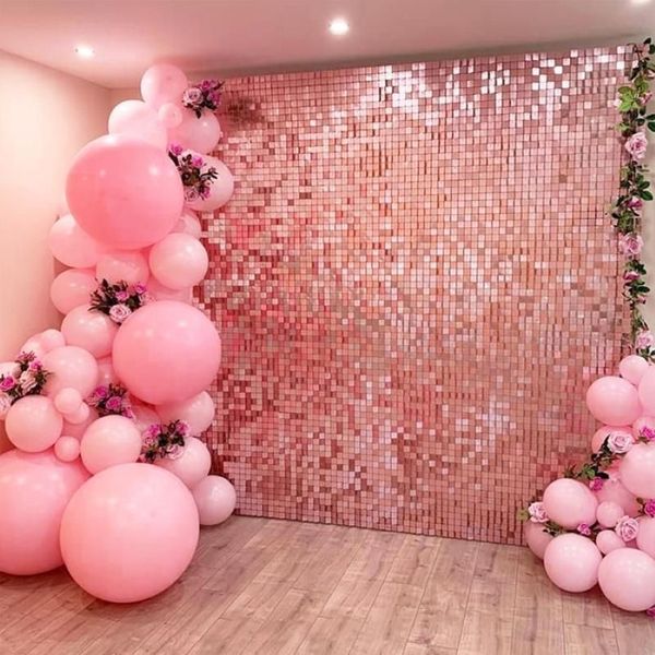 Decorazione per la decorazione da sequenza di paillettestri da fondo da fondo per matrimoni decorazioni per baby shower wall glitter compleanno306q