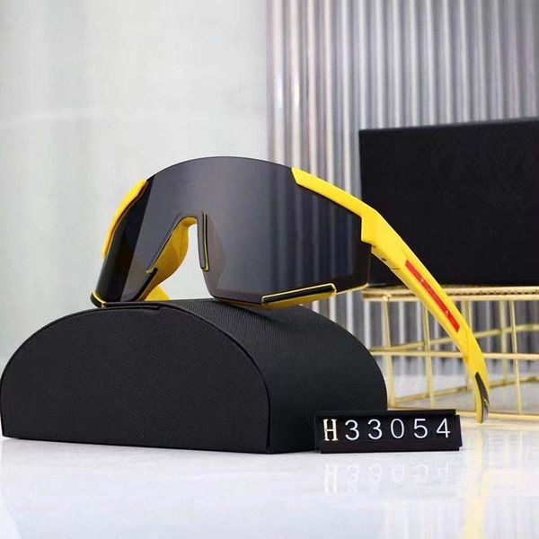 Glasses de sol gulis woman copos de designer de logotipo popular que dirige meio moldura espelho preto óculos de sol luxuosos manguezes de lentes amarelas lentes amarelas