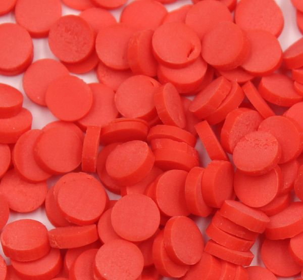 100 g Polymer heißer Tonstreusel 5 mm runde Süßigkeitenform für Handwerk DIY MACHEN