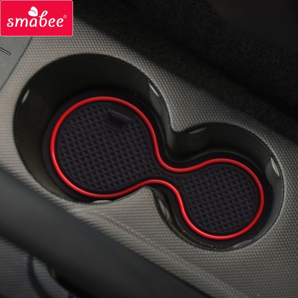 Smabee Gate Slot Pad für Renault Captur 2013 - 2017 Nicht -Schlupfmatten Innenzubehör Türfrüchte Mattenmattenmattenhalter -Autoaufkleber