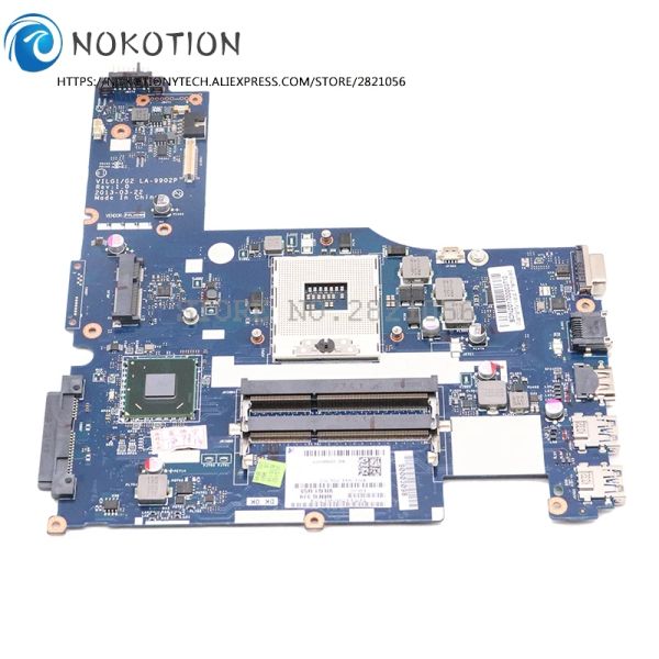 Placa -mãe Nokotion Vilg1 G2 LA9902P Placa -mãe para Lenovo Ideapad G500S Placa Principal 15,6 polegadas HM76 HD4000 DDR3 CPU grátis