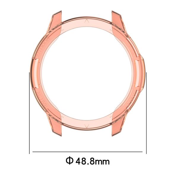 1pcs Smart Watch Case di protezione TPU TPU trasparente Accessori per paraurti per paraurti a tutto tondo per Xiaomi Watch S1 Active