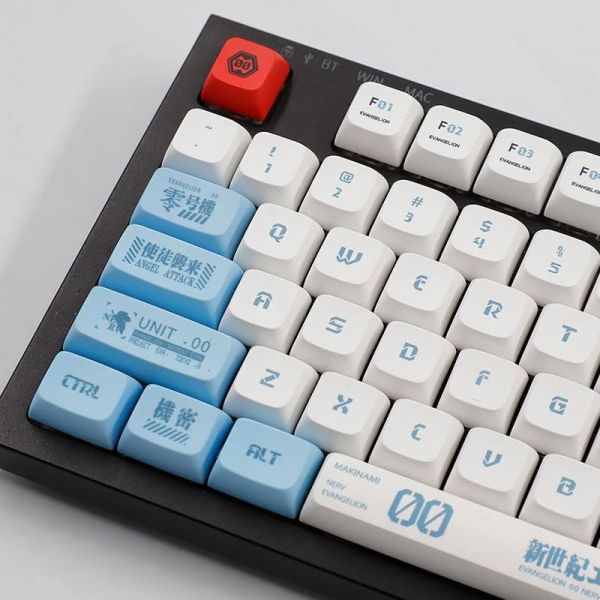 Tastaturen 134 Tasten XDA -Schlüsselkaps PBT Sublimation für Cherry MX Switch Mechanische Tastatur Benutzerdefinierte Null -Maschine für GK61 RK68 TM980 75 TH80