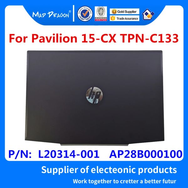 Casos novos para HP Pavilion 15cx Série Laptop LCD Tampa traseira/painel frontal LCD/dobradiças LCD/Caixa superior do palmito/caixa inferior L20314001