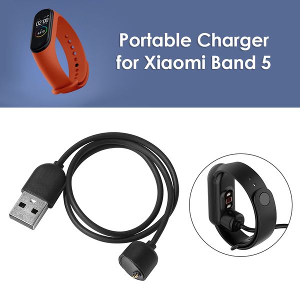 USB -зарядное устройство для xiaomi mi -полоса 2/3/4/5 Smart Bristant Bracelet Зарядка кабеля зарядка