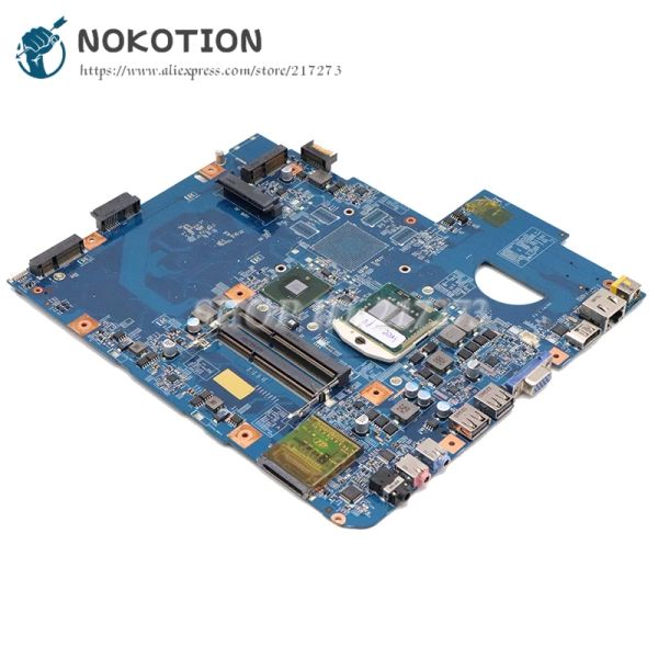 Motherboard Nokotion MBPM601002 092851M para Acer Aspire 5740 5740G Placa -mãe laptop 48.4GD01.01M HM55 DDR3 FREE I3 CPU