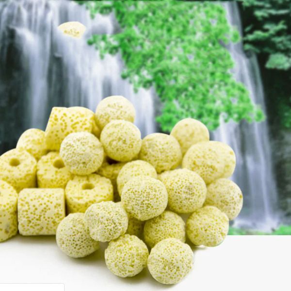 10pcs Keramik Biochemische Ballfiltermedien Nitrifizing Bakterien Haus Aquarium Filterzubehör für Fischtankwasserreinigung