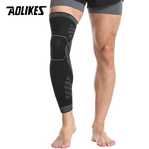 Aolikes Knee Protector Elastic Knee Support Brace per correre, basket, pallavolo, calcio, ginocchini ciclistici