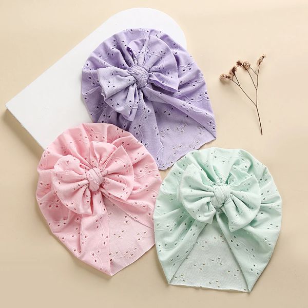 Acessórios para cabelos para bebês Bedos de cabelo de bordado de renda gabes de gorro