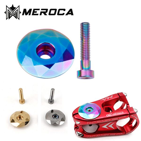 Meroca Bicycle Headset Schraube Top Deckung Mountain Bike Road Bike Aluminium Legierung Headset Fahrradbackzubehör