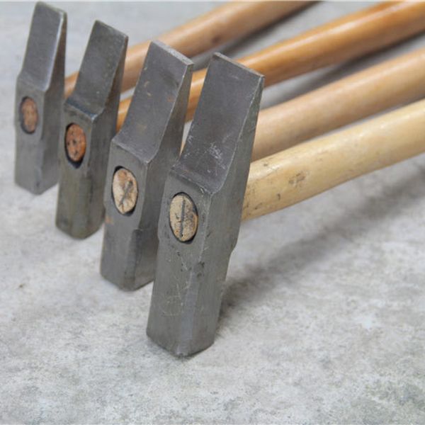 Cabeça de madeira maçaneta de madeira de pato martelo de marceling marcenaria janela quebrando o martelo ferramentas de madeira atingem as unhas