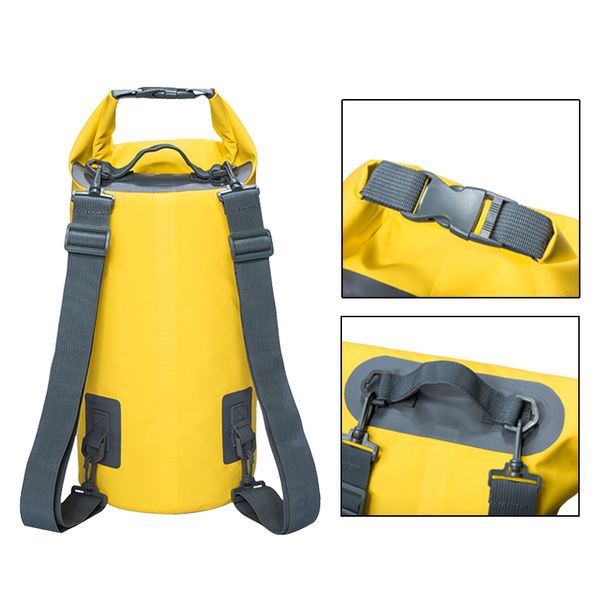 Yougle Natwing Sacos à prova d'água Sacos de saco de armazenamento para canoa Kayak Rafting Outdoor Sport Sags Kit de viagem Equipamento 15L 20L