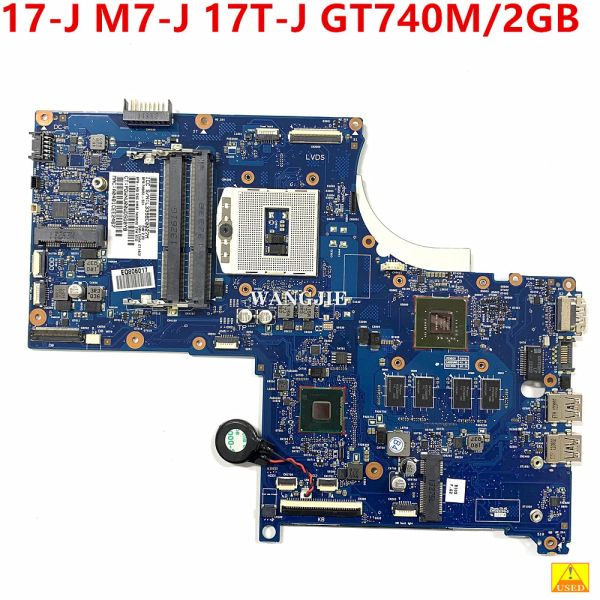 Mãe -mãe usada 6050A2549801 para HP Envy 17 17J M7J 17TJ Laptop Motherboard 746451501 746451001 746451601 com HM86 GT740M/2GB