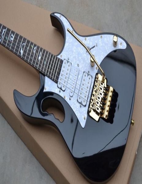 Guitarra elétrica negra de alta qualidade IBZ JEM 7V em Stock05328391