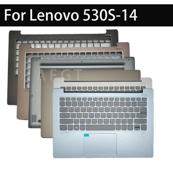 Клавиатуры Оригинальная новая клавиатура для Lenovo 530S14 530S14IKB 530S14ARR ноутбук ЖК -дисплей задней крышки задняя крышка задняя крышка заднее крышка нижняя основание