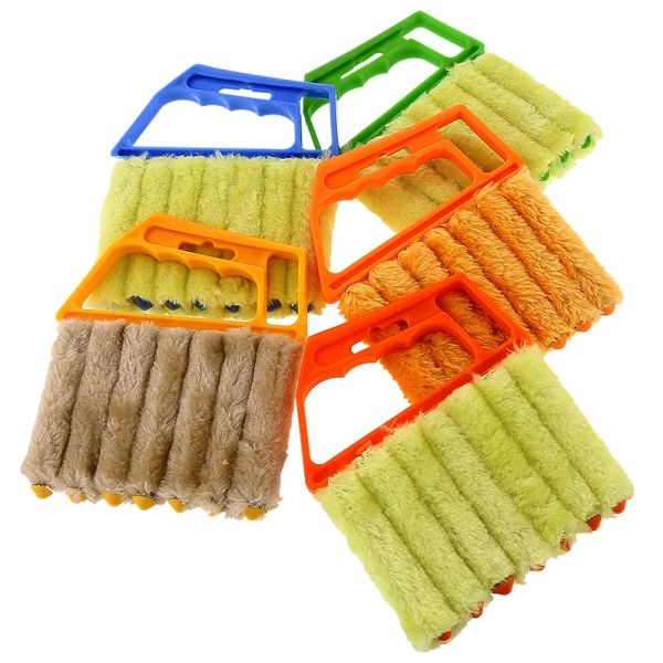 50pcs Yararlı Mikrofiber Pencere Temizleme Fırçası Klima Sütleme Temizleyici Yıkanabilir Venedik Kör Fırça Temizleyici Temiz Zz