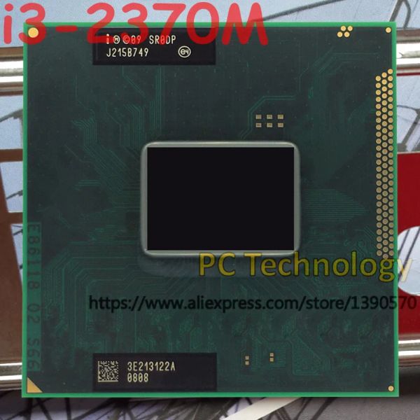 Processador Original Intel Core CPU I32370M 2,20GHz 3MB Core I3 2370M SR0DP FCPGA988 PROCESSOR DE NOPTER LAPTOP