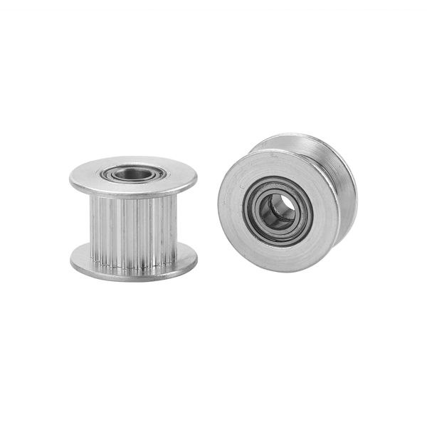 1pcs GT2 Idler Timing -Riemenscheibe 20 Zahnradbohrung 5 mm Aluminium Zahnradzähne Breite 6/10mm 3D -Drucker Teile für Reprap -Teil