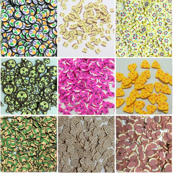 100g fofo porco barriga hambúrguer queijo fatias de polímero argila aspergles para artesanato diy fazendo scrapbooking de adesivos para a decoração de telefone