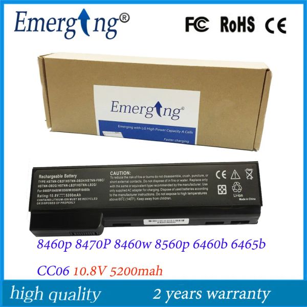 Batterie 10.8V 5200Mah Nuovo laptop Batteria per laptop CC06 per HP EliteBook 8460W 8560P 8460p Probook 6560B 6360 CC06XL