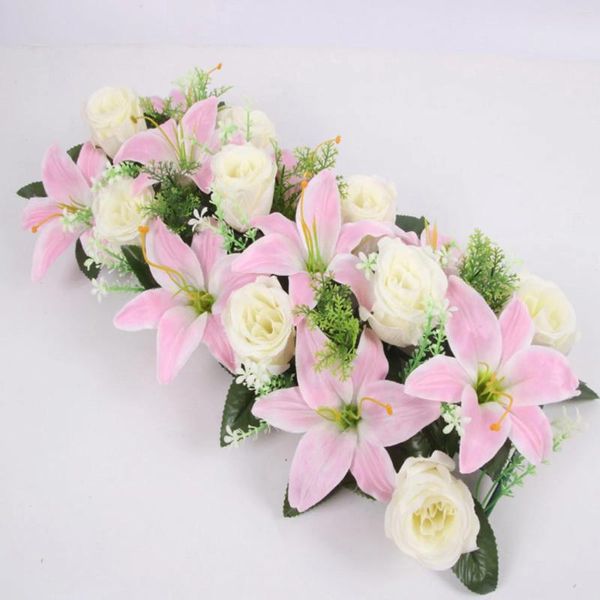 Flores decorativas 18pcs moda artificial