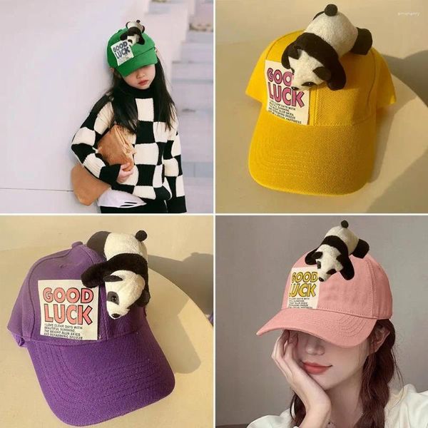 Ball Caps Sun Protection Cappello Panda Regolabile BRIM Letter Baseball Duck