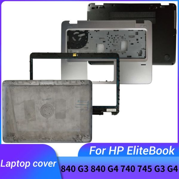 Quadros para HP Elitebook 840 G3 840 G4 740 745 G3 G4 Laptop LCD Tampa traseira/moldura frontal/Palmrest Upper 821173001/caixa inferior
