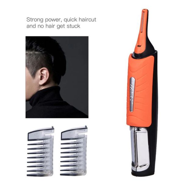 Стволы 6 в 1 Триммер для волос с помощью светодиодной бритвы Портативный бритья бритва Уход за мужчинами.