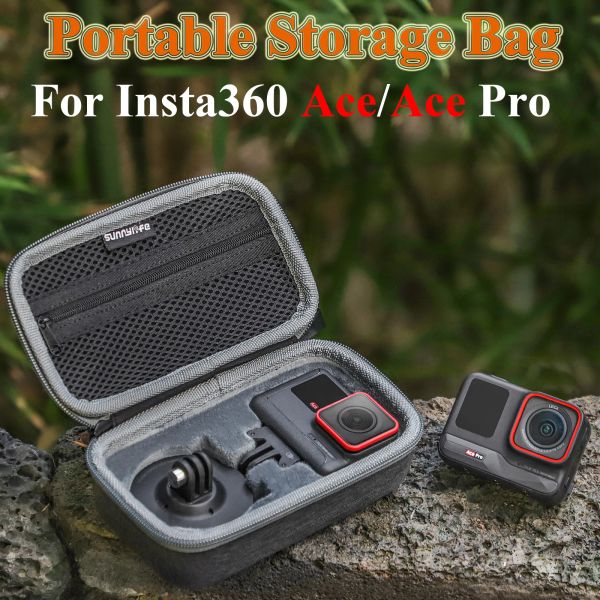 Zubehör protable Speichertasche für Insta360 Ace/Ace Pro Action Camera Mini Tragetasche kompakte weiche Handtasche für Ace/Ace Pro -Zubehör