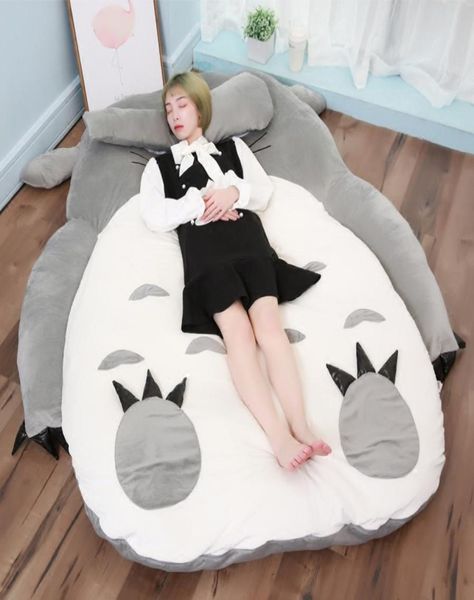 Giappone anime totoro peluche letto grande gatto a peluche letto tatasso tatame a 200 cm x 150 cm Dy504641700928