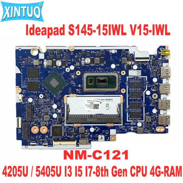 Материнская плата FV440 FS441 FS540 NMC121 для Lenovo IdeaPad S14515IWL V15IWL Материнская плата ноутбука 4205U / 5405U i3 i5 I78th Gen CPU 4Gram
