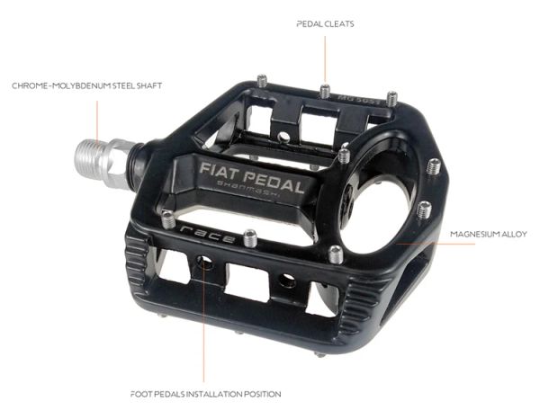 Pedali per bici da strada in lega di magnesio Ultralight MTB Cuscinetto per biciclette Bike Bike Accessori 8 Colore opzionale