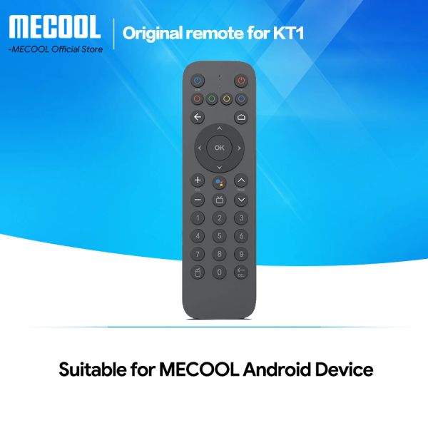 Caixa MECOOL V03 Substituir controle remoto BT Voice Control para Android10.0 Caixa de TV MECOOL KT1 Controle remoto