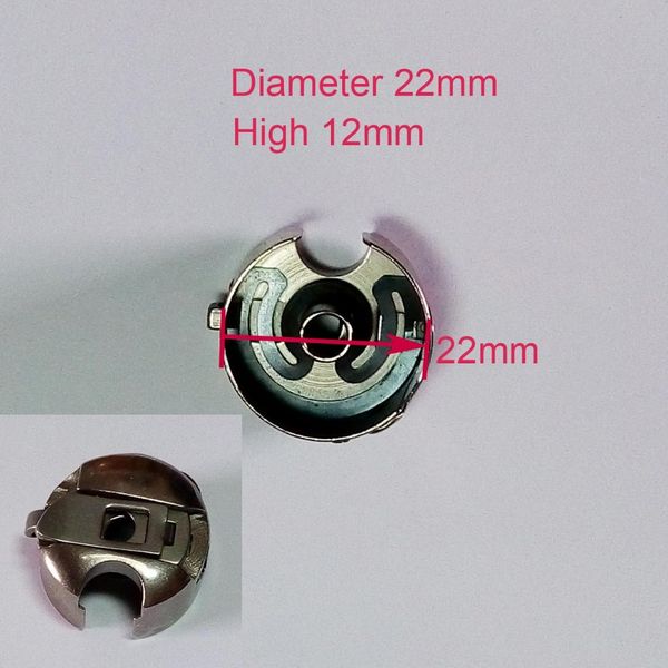 Máquina de costura industrial de 1 peça estojo de bobina para máquinas de costura industrial de ponto de agulha única