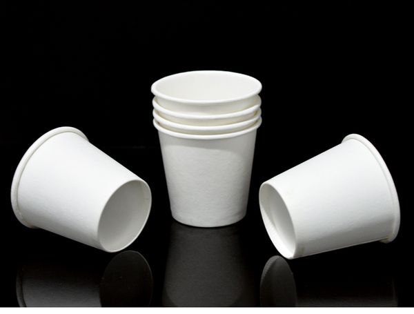 500pcs x 30 ml Mini White Haveable Paper Sching Cups verdicken Weinkassen im Großhandel