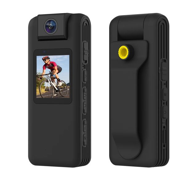 Câmeras HD Visão noturna Mini Câmera esportiva Antishake Wireless Bodycam Caminho da aplicação da lei Voice