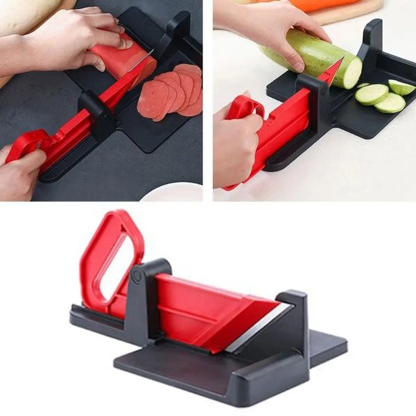 2024 1 pcs tavolo multifunzionale Sticer cutter per alimenti per le verdure di patate da taglio di carne verdure gadget da cucina facilmente tagliata per