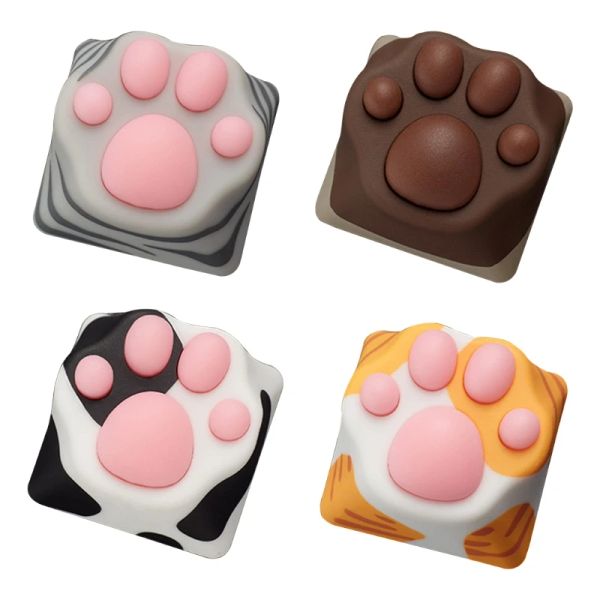 Accessori Personalità Selmo morbido ABS SILICONE KITTY PAW ARTISAN CAT PAWS TASSE CHIASE MECCANICA CHIAVI PER STUDI DI CHECHRY