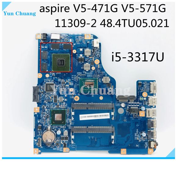Scheda madre 113092 48.4TU05.021 scheda madre per Acer V5471G V5471 V5571 V5571G Laptop Madono con I53317U CPU GT620M GPU DDR3