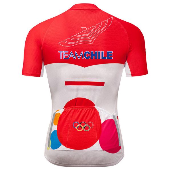 Donne uomini in bicicletta Cile Jersey Summer Bicycle Road Racing Sports indossa un pettorale MTB Shirt traspirante camicia traspirante Maillot Abbigliamento stretto