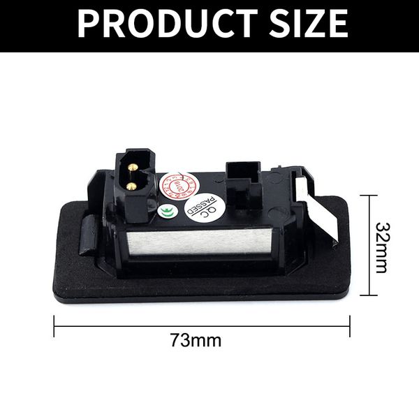 2PCS Canbus LED-Nummer Nummernschild Licht für 06-11 BMW 3-Serie E90 Limousine (325i, 325xi, 328i, 328i Xdrive, 328xi, 330i, 335d, 335i)