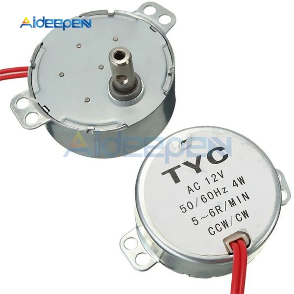 AC 12V AC 100-127V 220-240V 50/60Hz Motore sincrono 1.4rpm-60rpm Coppia robusta 4W TYC-50