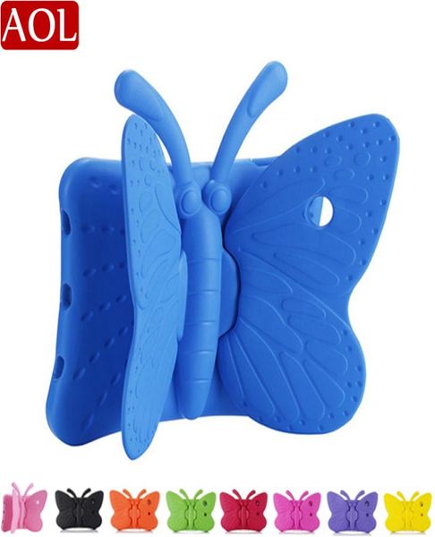 3D Butterfly Kids Shock -Resection Eva защитная крышка стенда для нового iPad Air 2 Pro 97 11 Air3 105 102 Mini Samsung Tablet 706992636