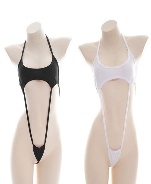 Sexy White Black Mini Micro Biquíni Triângulo Triângulo Tiny Swimwear Suiting Bathingwear Strap Lingerie erótica Conjunto de roupas íntimas N8203525