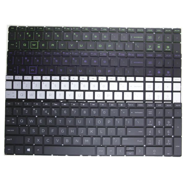 Клавиатуры 100%Новый оригинальный павильон США HP 15DA/DK 15DB 15DX 15DR 250 G7 255 G7 15DS 15CS W142 C133 C139 C135 C136 Английская клавиатура
