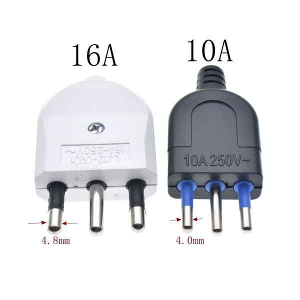 10a/16a plugue italiano Conectar o cabo de alimentação Plugues de energia feminina de plugue italiano Converter Socket